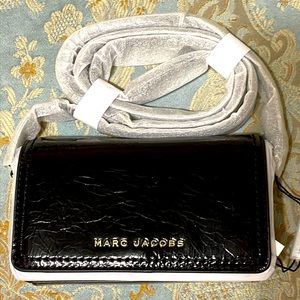 MARC JACOBS mini bag black patent BNWT